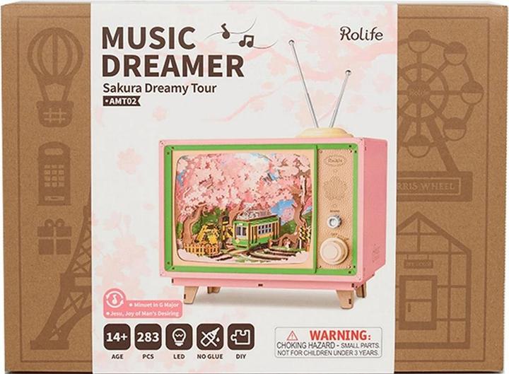 Actual product image Robotime Bausatz Sakura Dreamy Tour