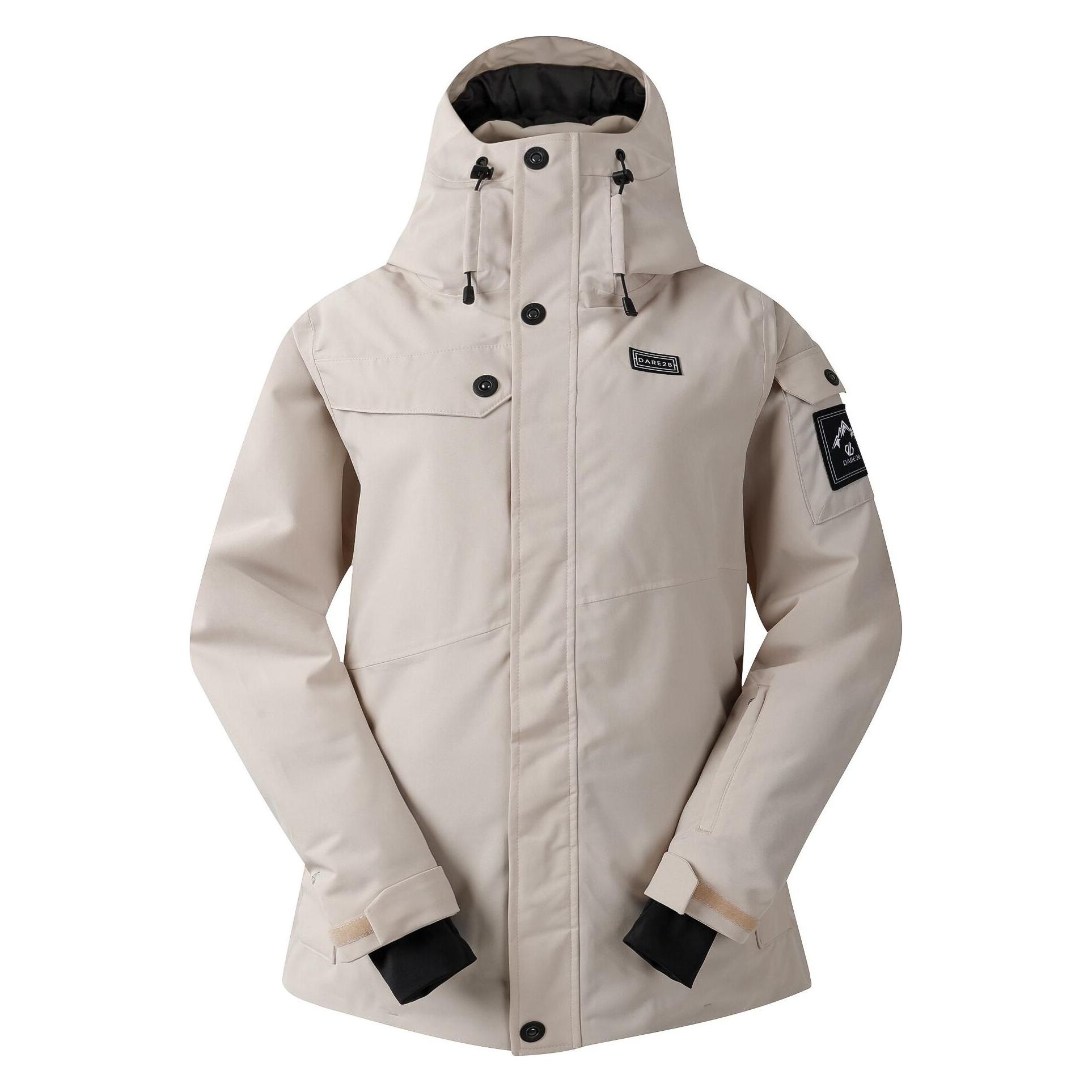 Dare2b, Damen, Skijacke, Skijacke Mit Kapuze, Damen (46), Grau, 46