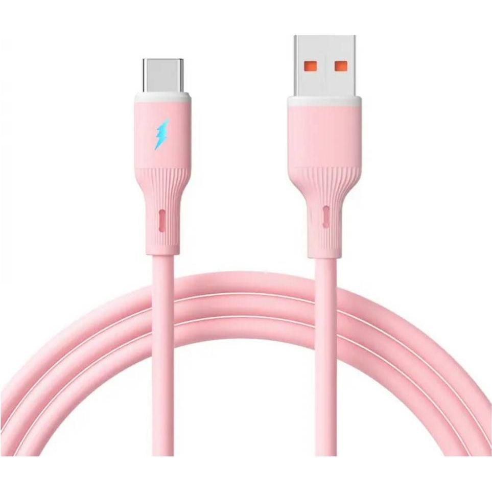 Akyga Cavo USB spina USB-A, spina USB-C 1 m rosa AK-USB-61 (1 m), Cavo USB