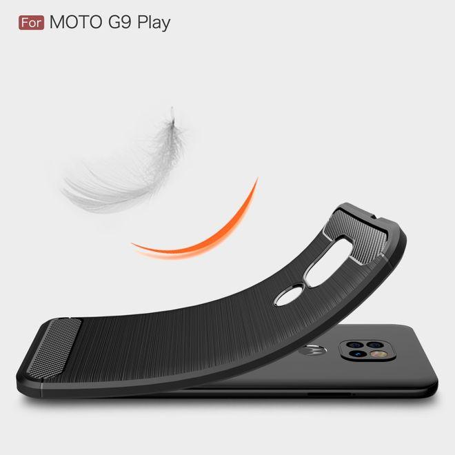 Actual product image MU Style Carbon Fiber TPU Softcase Series (Motorola Moto G9 Play)