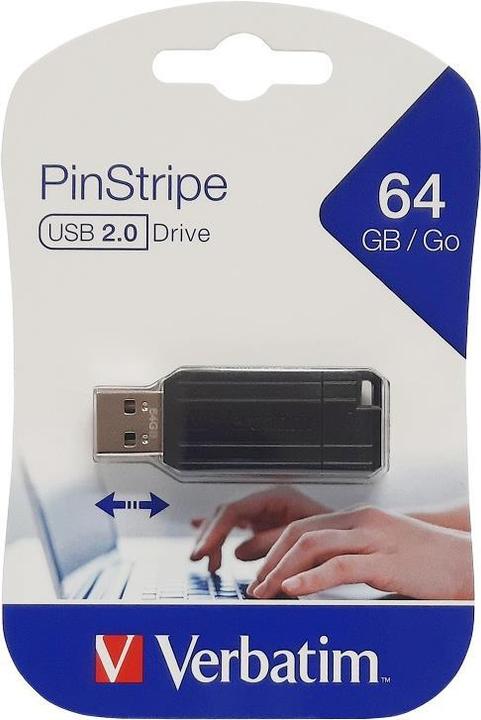 Produktbild Verbatim PinStripe (64 GB, USB-A)