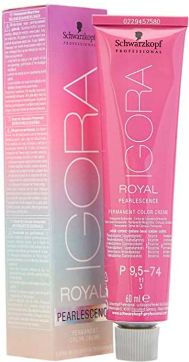 Actual product image Schwarzkopf Professional Igora Royal Pearlescence (P 9,5-74 Pastel Amber)
