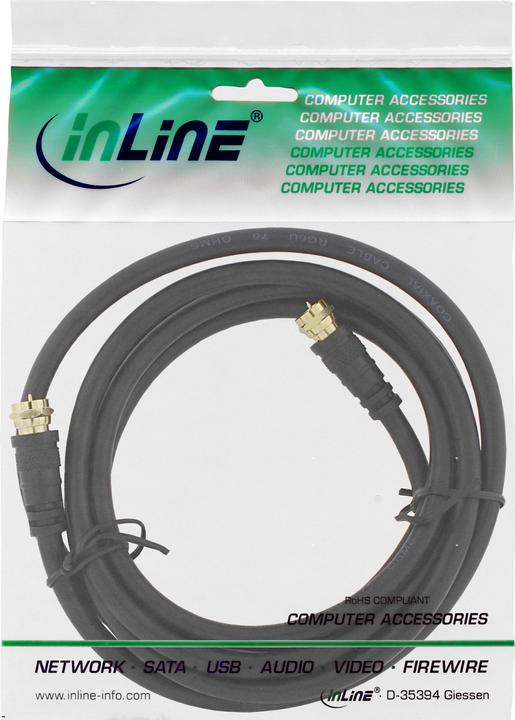 Actual product image InLine SAT connection cable (85 dB, Antenna cable)