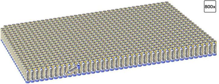Actual product image Maxell LR6AA Mignon (AA)-Batterie Alkali-Mangan 2500 mAh 1.5 V 800 St. (AA, 2500 mAh)