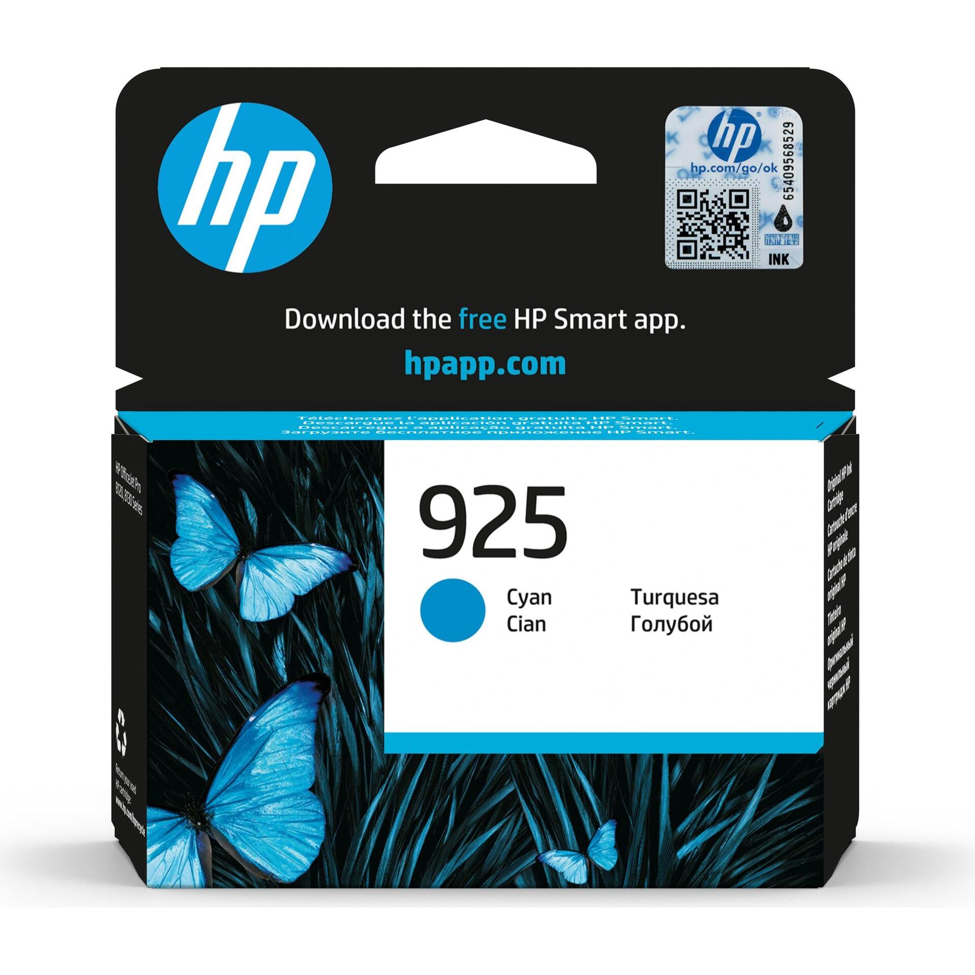 HP, Druckerpatrone, 925 Cyan (C)