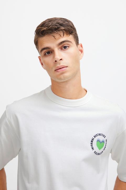 Produktbild Casual Friday CFTue relaxed fit tee with chest print 20505006 (3XL)