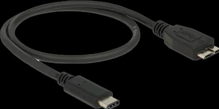 Actual product image Delock USB 3.1 connection cable (0.50 m, USB 3.1)