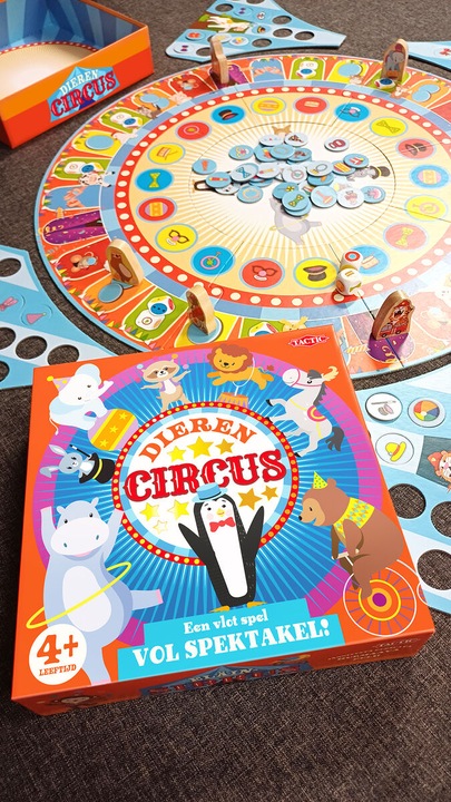 Produktbild Selecta Spielzeug Tierzirkus-Brettspiel (Niederländisch)