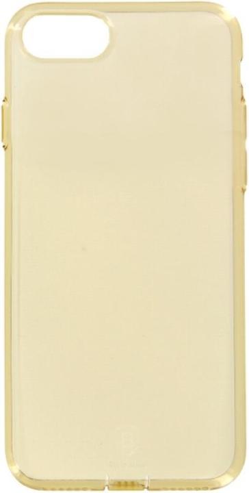 Actual product image OEM Baseus Simple Series TPU Case for iPhone 7 gold (Apple iPhone 7)