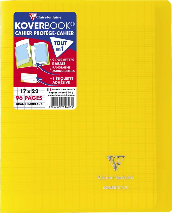 Immagine prodotto Clairefontaine KOVER LIBRO libretto 17x22 seyes (A5+, Rigatura speciale)