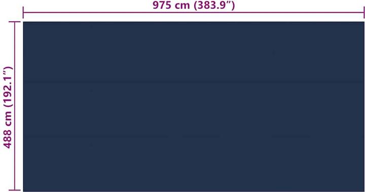 Actual product image vidaXL Poolabdeckung