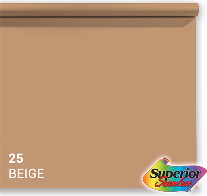 Image du produit Superior Achtergrond Rol Beige (nr 25) 1.35m x 11m (135 cm)