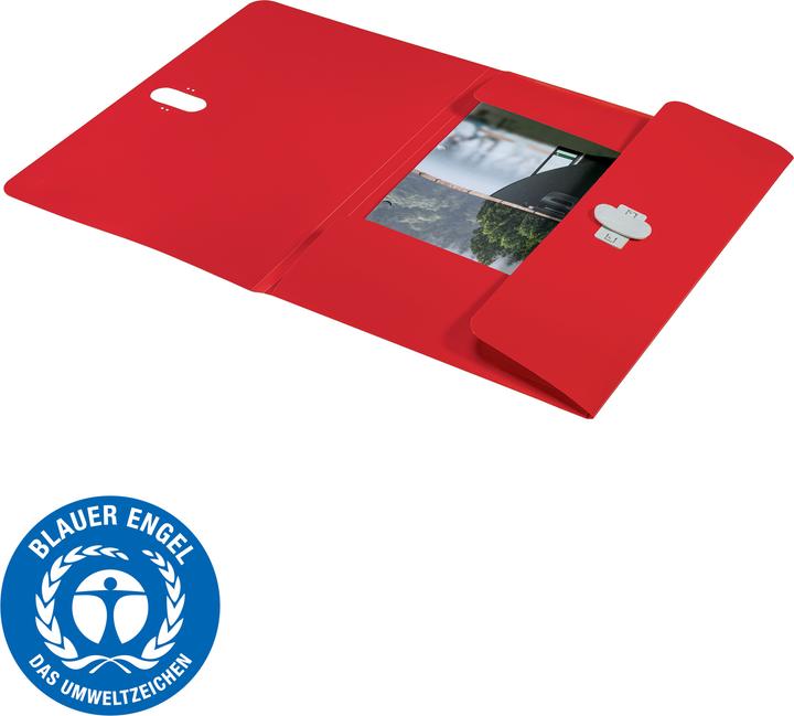Produktbild Leitz Dokumentenmappe Recycle A4 Rot (A4, 1x)