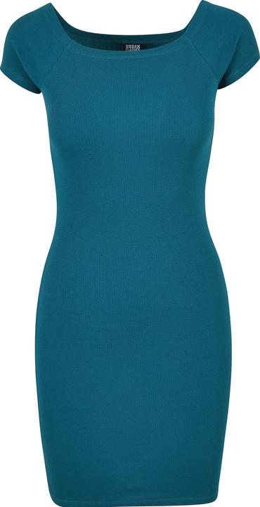 Produktbild Urban Classics Geripptes Kleid mit freien Schultern Damen (M)