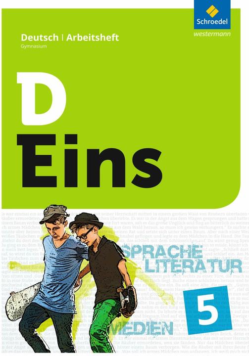 Actual product image D Eins - Deutsch 5. Arbeitsheft. Gymnasium (German, Hansjörg Droll, Dirk Betzel, Klaus Ackermann, Marcel Hinderer, Michael Staiger, 2017)