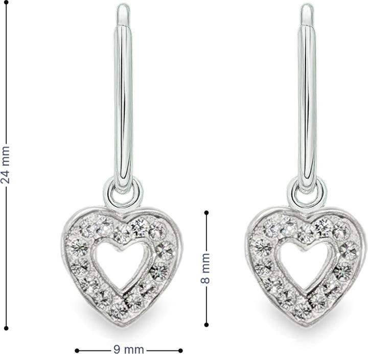Immagine prodotto Leyda Herz Silber 925 Zirkonia (Argento 925)