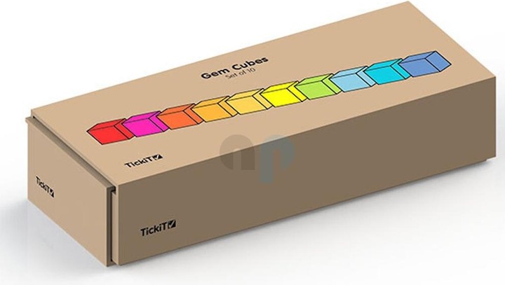Produktbild TickiT 10 Farbige und Transparente Acryl-Würfel