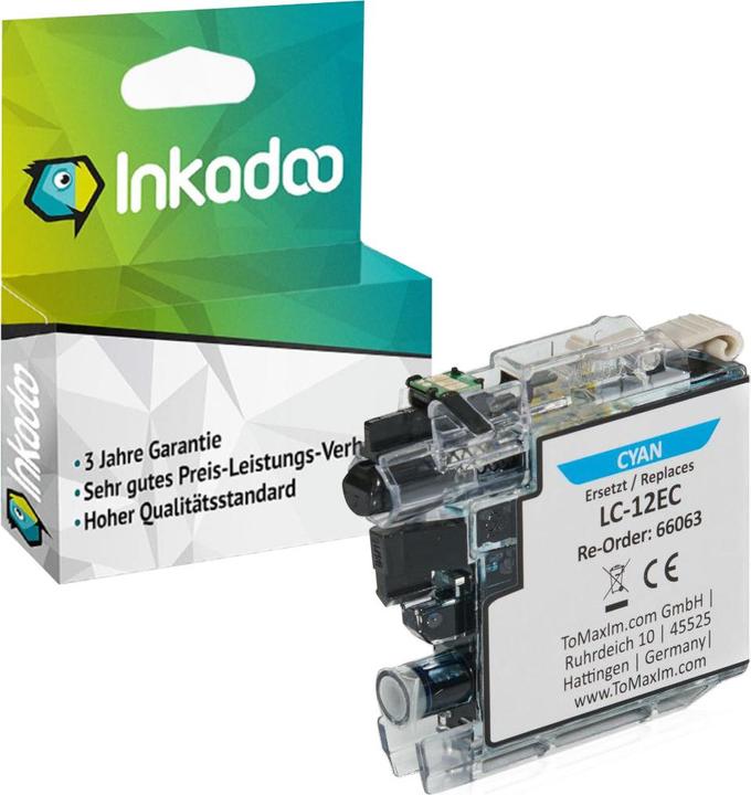Immagine prodotto Inkadoo Compatibile con Brother LC-12 (C)