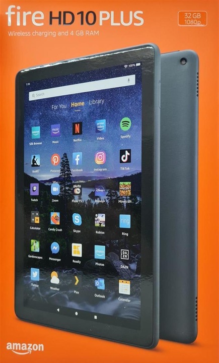 Productafbeelding Amazon Fire HD 10 Plus (10.10", 32 GB, Leigrijs)