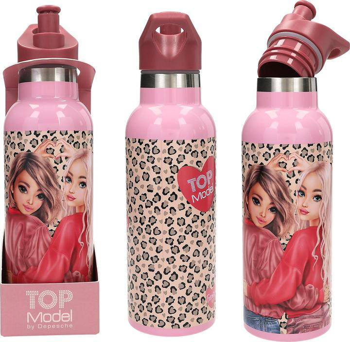 Actual product image Magni DEPESCHE TOPModel Trinkflasche Edelstahl Leoheart (0.50 l)