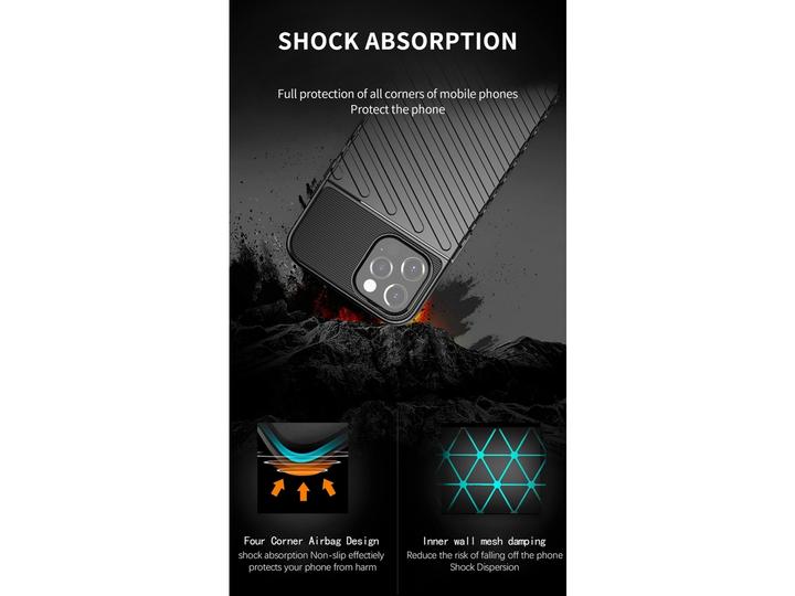 Produktbild Screenguard Apple iPhone 12 Pro Max SpaceCase Impact-Resistant Hülle (Apple iPhone 12 Pro Max)