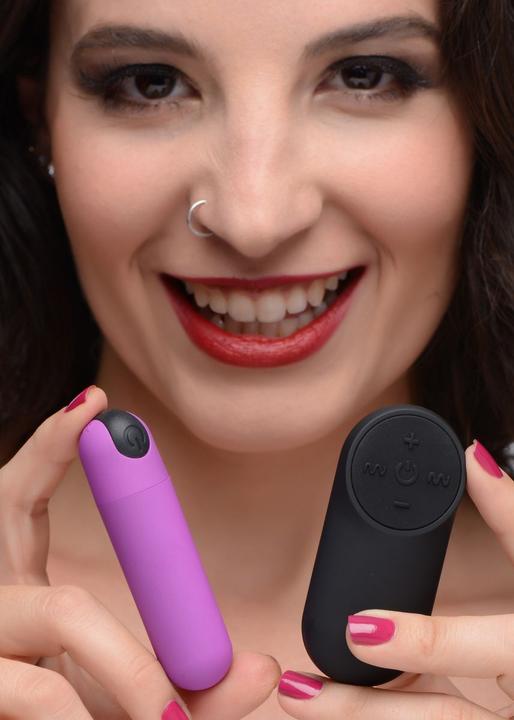 Actual product image Frisky Bang! – Bullet Vibrator – Purple
