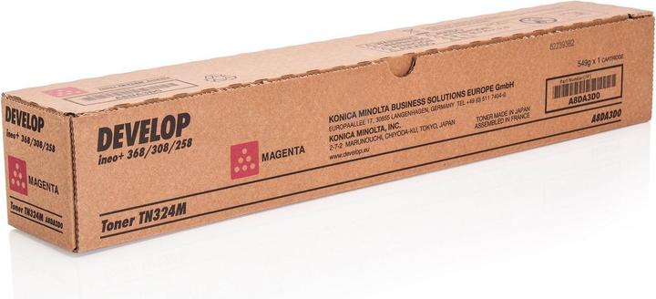 Actual product image Develop Toner TN-324 Magenta (A8DA3D0) INEO +258, +308, +368 (M)