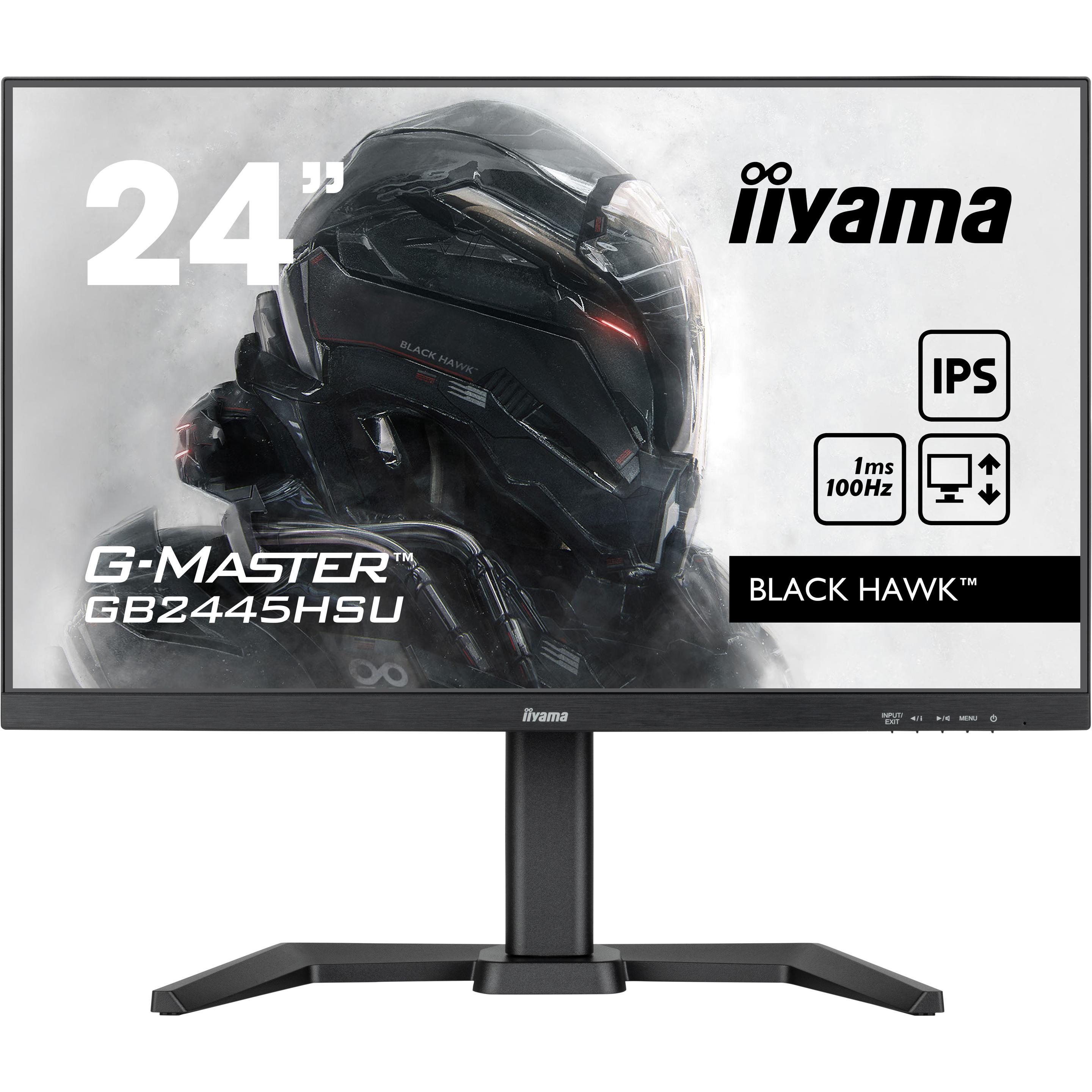 iiyama GB2445HSU-B1 G-Master (1920 x 1080 Pixel, 24"), Monitor, Schwarz