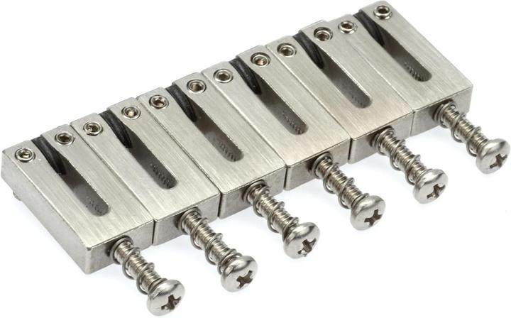 Actual product image Graph Tech Tech String Saver PG-8000-00 Brushed Steel brugzadels voor ST- en TE-stijl gitaar (set van 6)