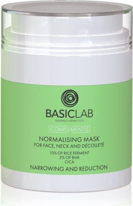 Actual product image BasicLab Normalizing Face, Neck and Decollete Mask (50 ml)