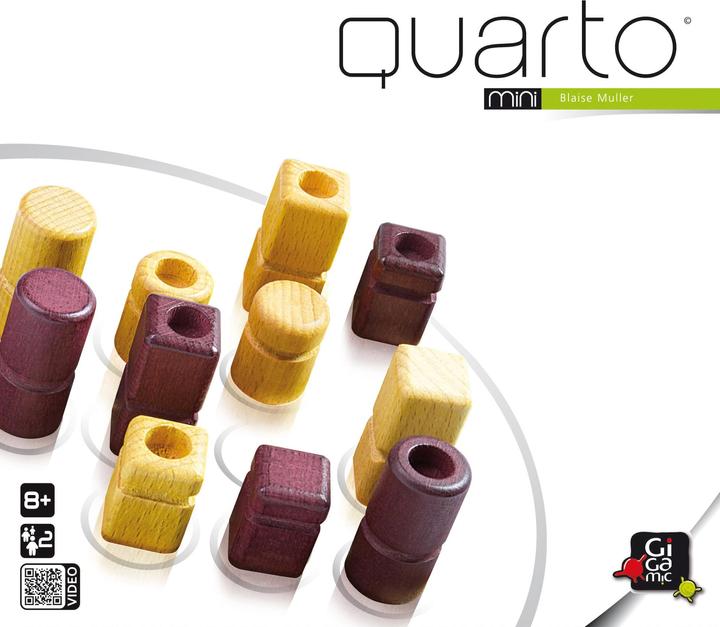 Actual product image Gigamic Quarto Mini (German, French, Italian, English)
