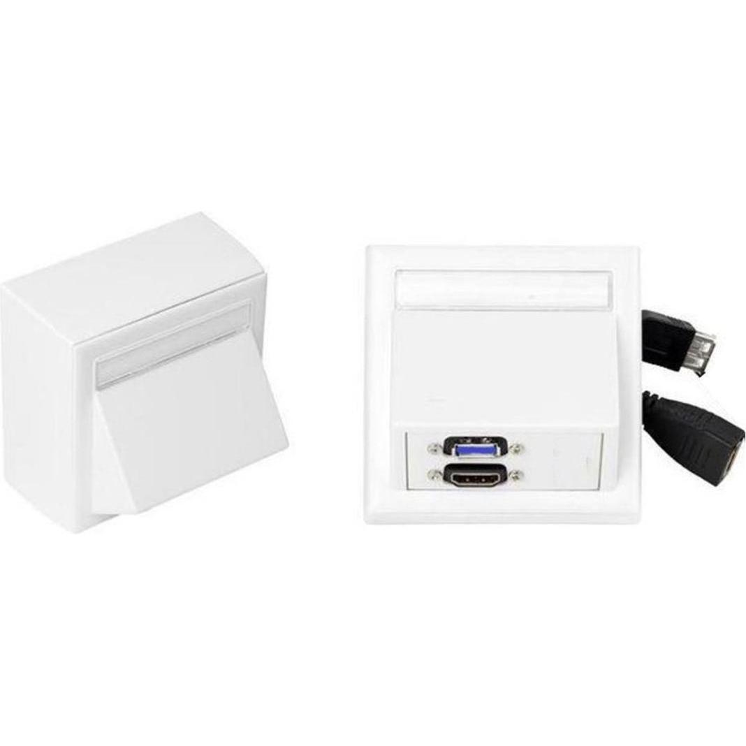 Vivolink, Steckdose, Wall HDMI, USB3.0 in