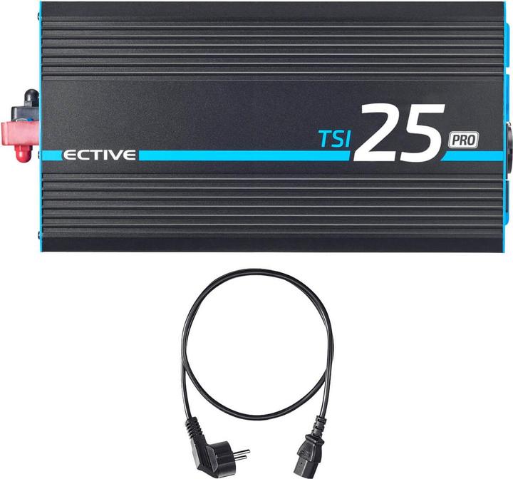 Image du produit Ective TSI 25 PRO Onduleur sinusoïdal 2500W/12V avec priorité au secteur
