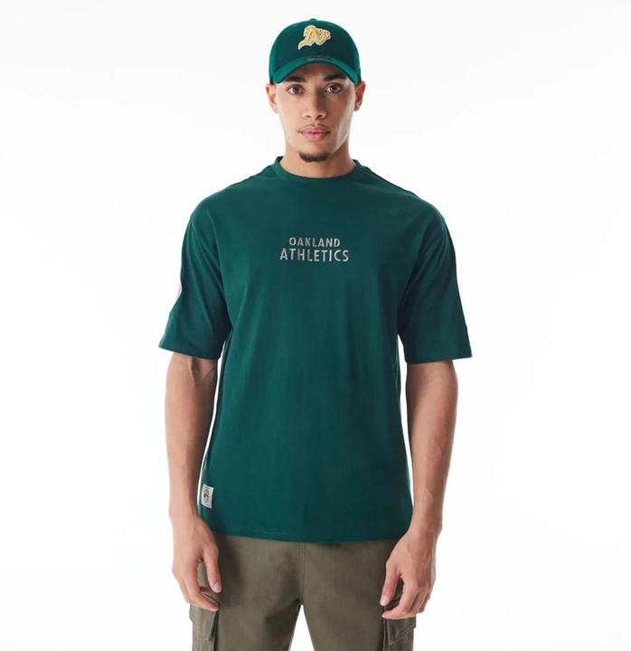 Actual product image New Era t-hirt oakland athletic mlb tartan infill (S)