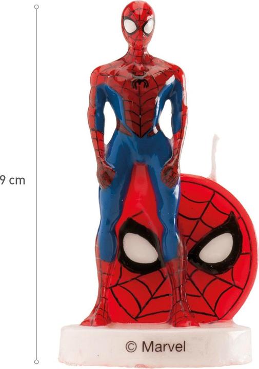 Actual product image Dekora 3D candle Spiiderman (9cm) (1 pcs.)