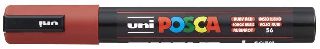 Produktbild Posca Medium Marker PC-5M (Rubinrot, 2.50 mm, 1 x)