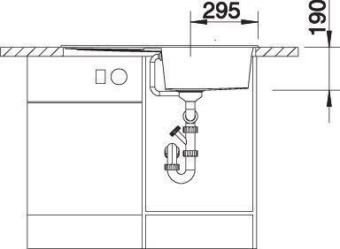 Image du produit Blanco Metra 5 S (Éviers à poser, 86 cm, 50 cm)