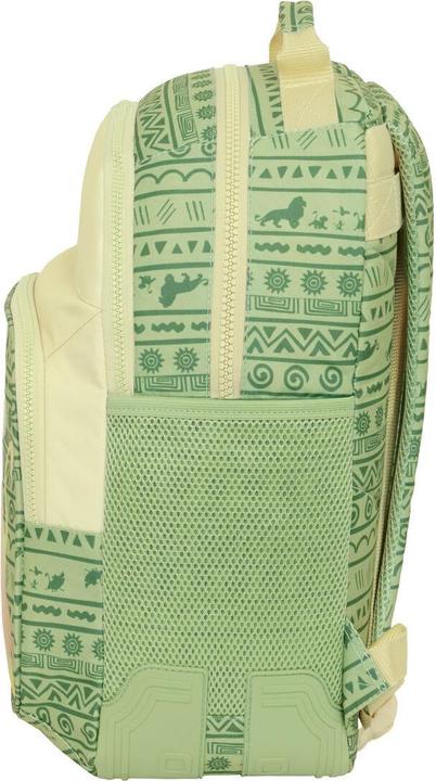 Actual product image The Lion King Schulrucksack Mufasa grün Beige 32 x 42 x 15 cm