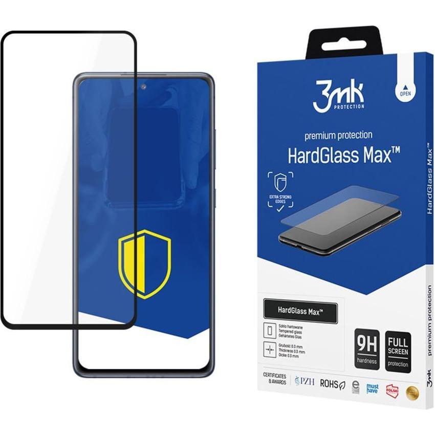 3MK Samsung Galaxy S20 FE 5G/S20 Lite - HardGlass Max Black (Samsung Galaxy S20 FE 5G, Samsung Galaxy S20 Lite), Pellicola protettiva smartphone, Nero