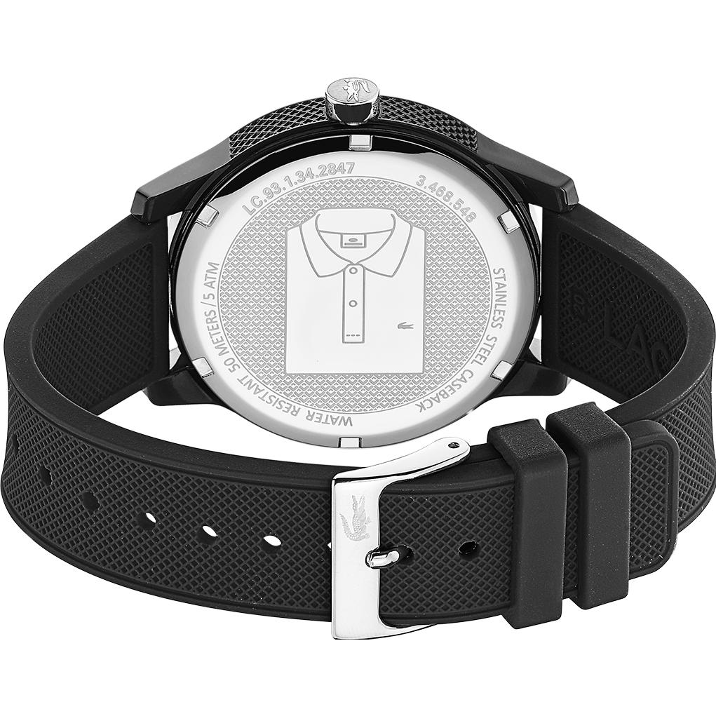 Thumbnail - Lacoste, Armbanduhr, 12.12, Schwarz, (Analoguhr, 42 mm)