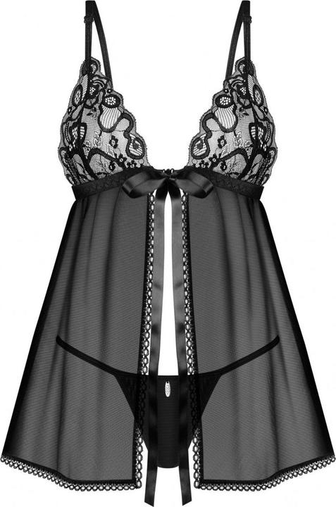 Produktbild Obsessive Blomentis babydoll i stringi XL/2XL (XXL)