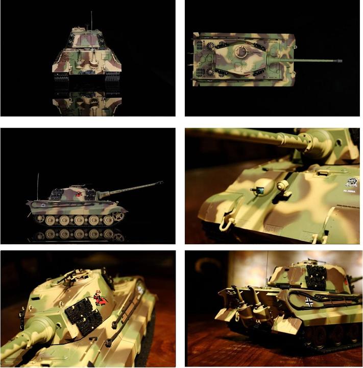 Actual product image Es-toys Heng Long RC Tank Dt. Königstiger