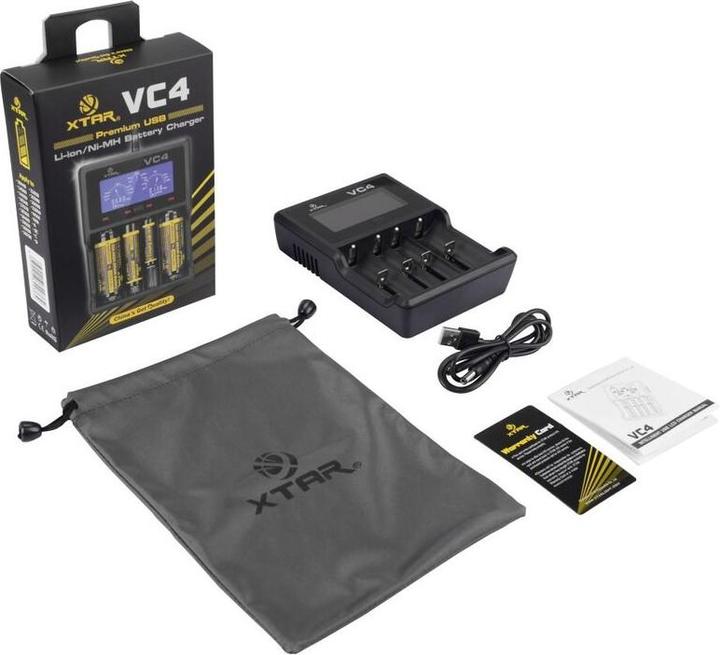Image du produit Xtar VC4SL (1 pcs, 14500, 16340, 18500, 18650, 21700, 26650, AA, AAA, Batterie)
