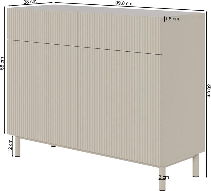 Produktbild Selsey Veldio New (99.80 x 38 x 80 cm)