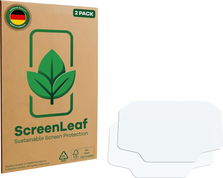Actual product image ScreenLeaf Screen Protector sustainable Screen Protection, clear, anti-scratch
