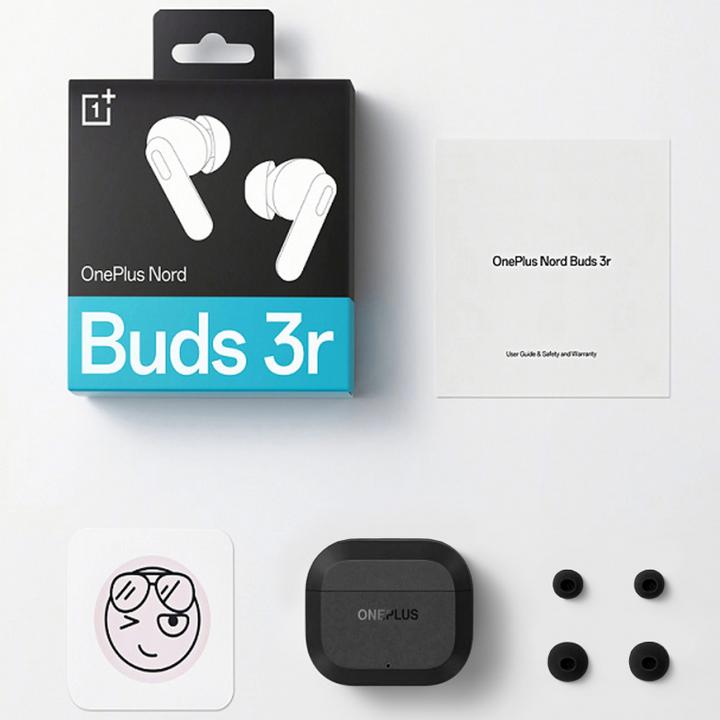 Produktbild OnePlus Nord Buds 3R - Ash Black (30 h, Kabellos)