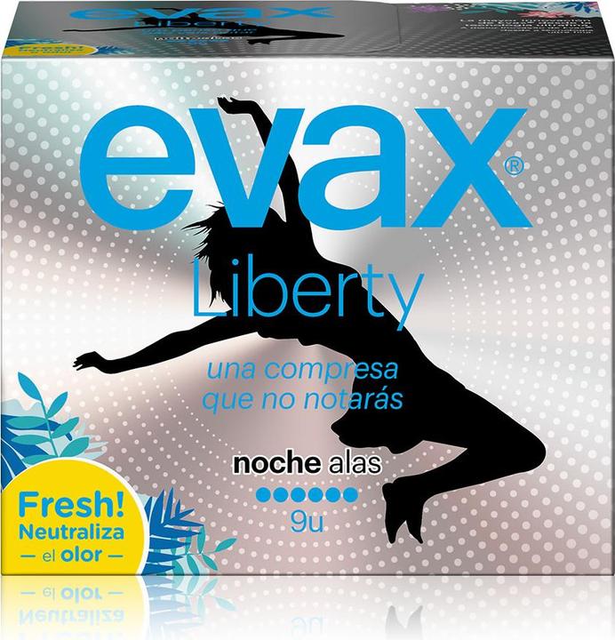 Actual product image Evax LIBERTY compresas noche alas 9 uds (9 x)