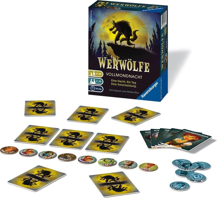 Actual product image Ravensburger Werewolves full moon night (German)