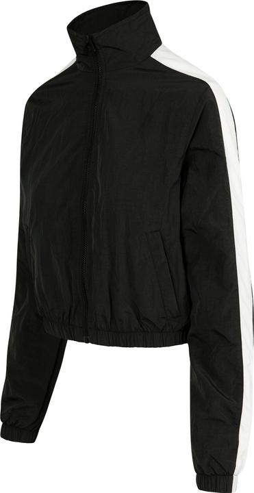 Produktbild Urban Classics Ladies Short Striped Crinkle Track Jacket (XS)
