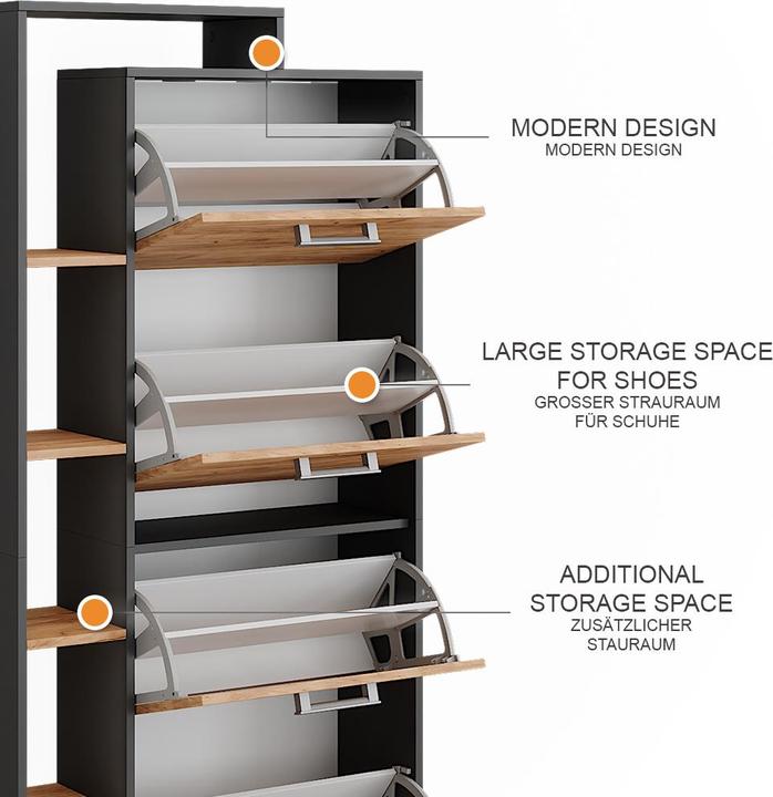 Produktbild Vicco Orlando (80 x 24.20 x 166.10 cm)